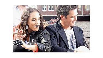 Alicia Keys y Alejandro Sanz