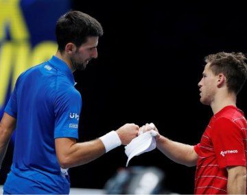 Schwartzman tuvo su bautismo en el Masters de Londres con una dura derrota ante Djokovic