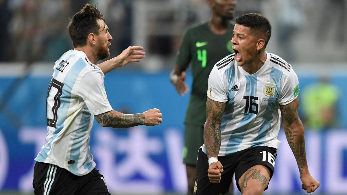 How did the Argentine National Team do in the third World Cup matches?