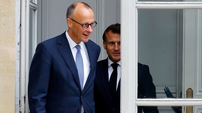 Merz y Macron mostraron sus discrepancias en París.