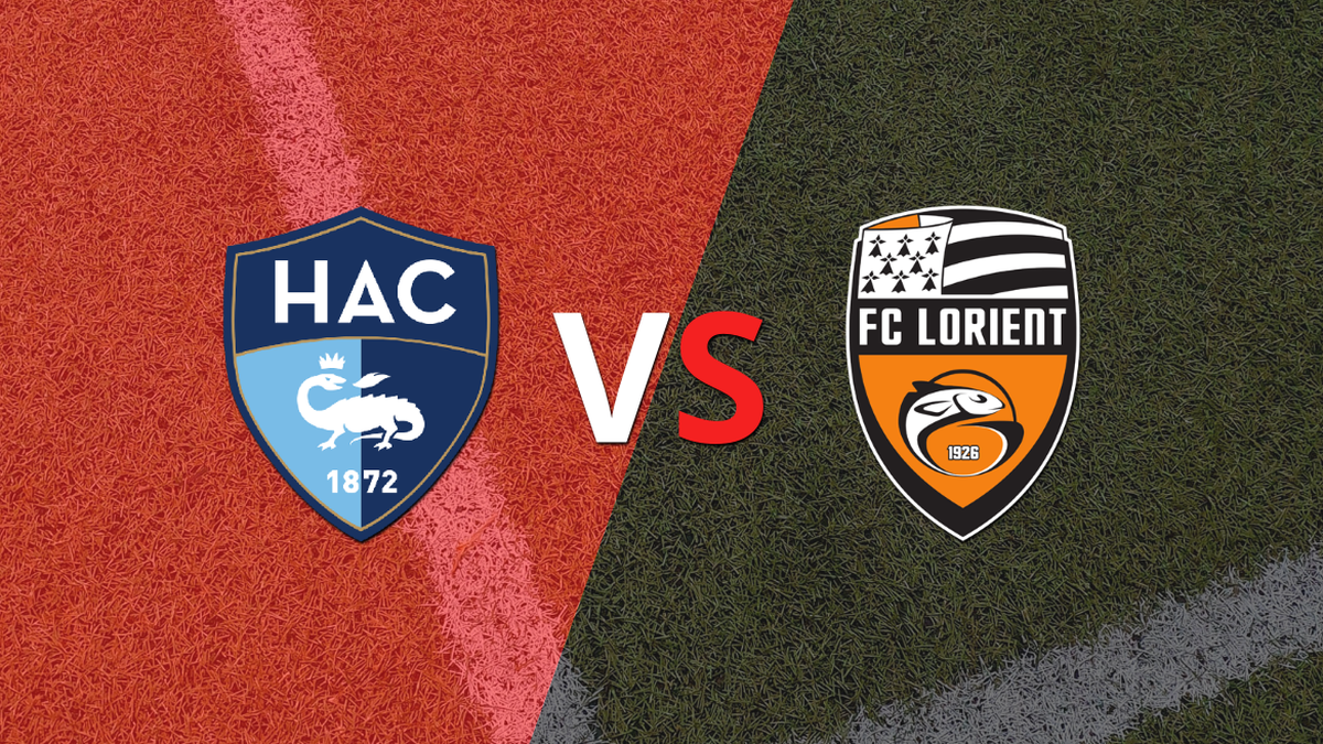 Le Havre AC and Lorient are measured by date 4