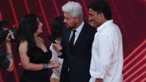 El idea y vueta entre la mamá de Holder y Tinelli.&nbsp;