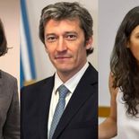 Mónica Almada, Juan Ignacio Forlón y Pamela Calletti. Mónica Almada, Juan Ignacio Forlón y Pamela Calletti.