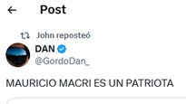 La cuenta de Daniel Parisini, difundiendo la fake news.