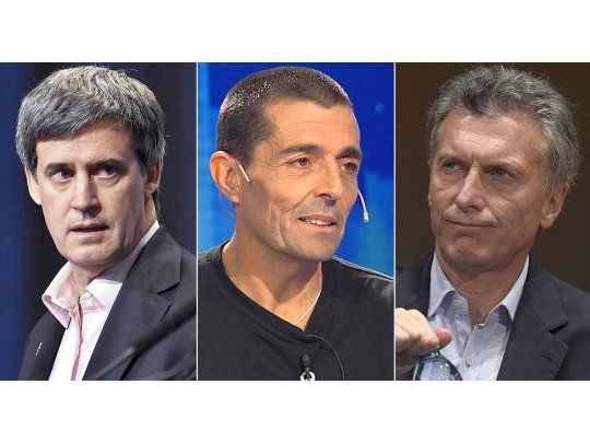 Alfonso Prat Gay, Federico Delgado y Mauricio Macri
