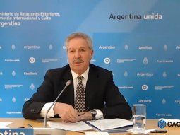 El Canciller Felipe Solá reiteró el reclamo de soberanía sobre las Islas Malvinas. El Canciller Felipe Solá reiteró el reclamo de soberanía sobre las Islas Malvinas.