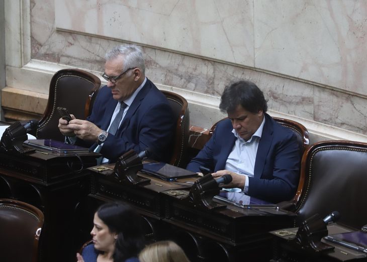 Fernando Carbajal and Facundo Manes, deputies of Democracia para Siempre. Fernando Carbajal and Facundo Manes, deputies of Democracia para Siempre.