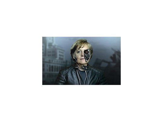 La revista retrató a Merkel como un nuevo Terminator