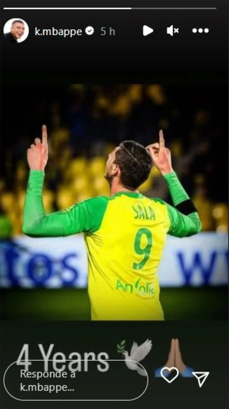 Mbappé's memory of Emiliano Sala Mbappé's memory of Emiliano Sala
