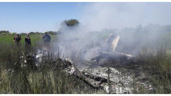 La avioneta se estrelló a 20 metros de la pista a la que se dirigía.