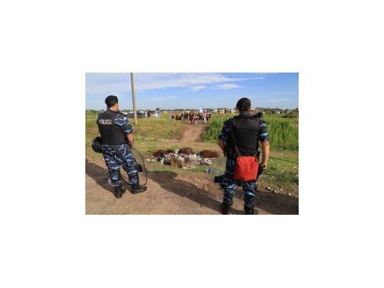 Se estima que hay unas 600 familias en el lugar