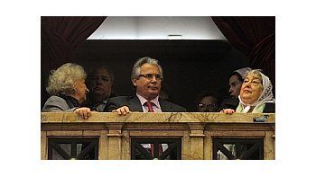Baltasar Garzón en el Congreso. Asistió este año a la Asamblea Legislativa.