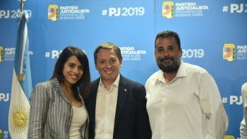 Victoria Donda, Fernando Gray y Daniel Menéndez.