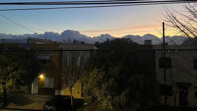 La ciudad de La Plata amaneció con un paisaje inédito y sorprendente