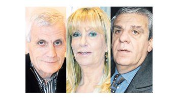 Antonio Caló, Liliana Korenfeld y José Luis Lingeri