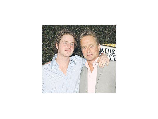 Cameron y Michael Douglas.