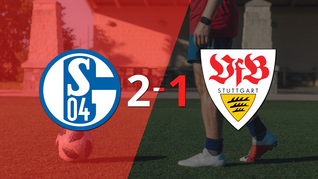 schalke 04 le gano a stuttgart en su casa por 2-1
