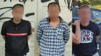 Los detenidos.