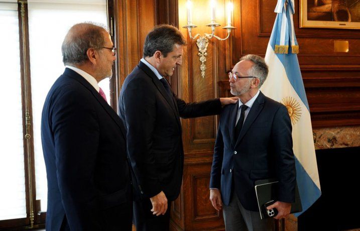 Sergio Massa arrancó agenda de reuniones en su visita oficial a Estados Unidos.