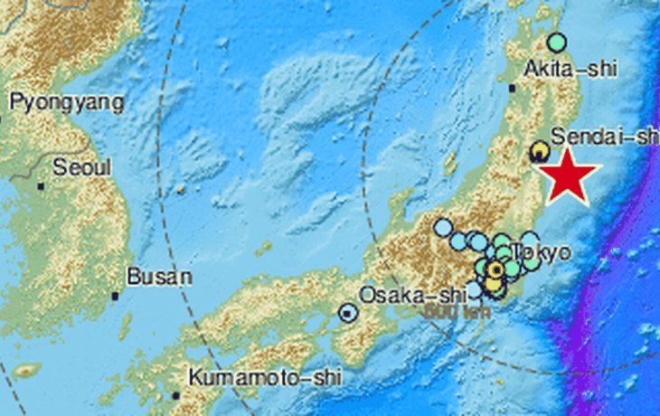 Más de 100 heridos en Japón tras terremoto frente a costas de Fukushima