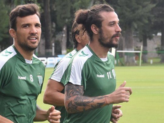 Osvaldo junto a Bertolo.