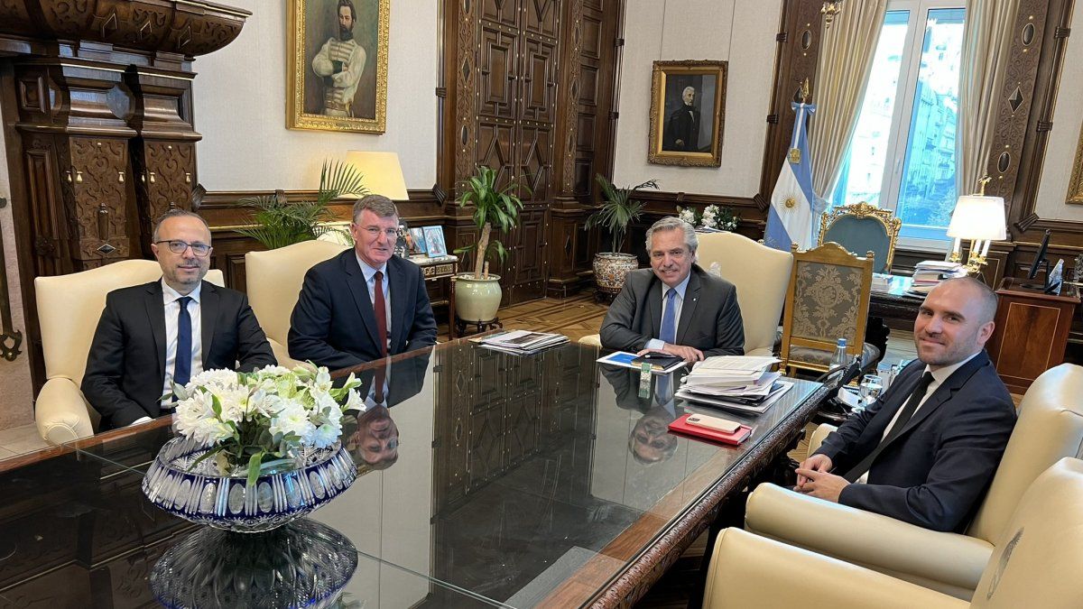 Alberto Fernández y Martín Guzmán recibieron a las autoridades de de Syngenta