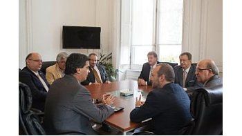 Jorge Capitanich y Martín Sabbatella encabezaron la reunión.