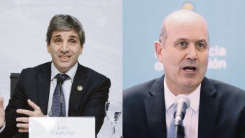 Luis Toto Caputo y&nbsp;Federico Sturzenegger.