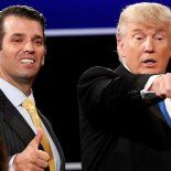 Trump y su hijo Jr. Trump y su hijo Jr.