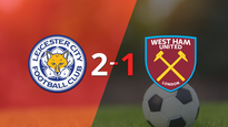 west ham united cayo 2-1 en su visita a leicester city