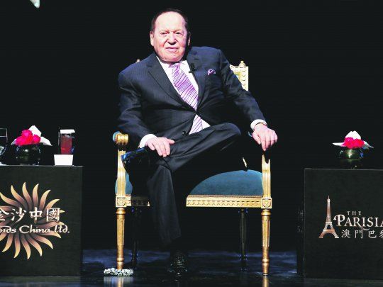 APUESTA. Sheldon Adelson fue un férreo opositor de Barack Obama durante los ocho años que estuvo en el poder.&nbsp;