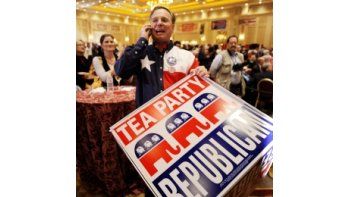 El movimiento utlraconservador Tea Party fue decisivo para la victoria de los republicanos.