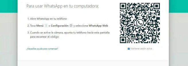 WhatsApp Web.