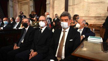Los jueces de la Corte, en el inicio de las sesiones ordinarias del 2022.&nbsp;