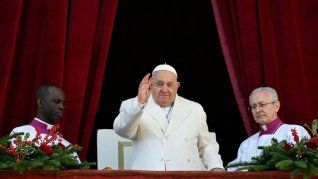 El papa Francisco celebró la misa de Año Nuevo en la basílica de San Pedro.