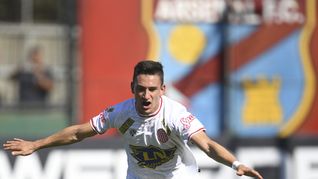 Bandiera anotó el gol de la victoria de Barracas Central.