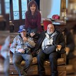 Cristina Kirchner junto a Pablo Grillo y su papá, Fabián. Cristina Kirchner junto a Pablo Grillo y su papá, Fabián.