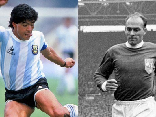 Maradona y Di Stéfano, nominados para integrar el equipo de los sueños del Balón de Oro.