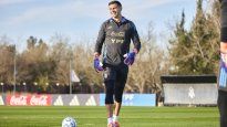 Dibu Martínez, posible capitán de la Selección argentina ante Chile.