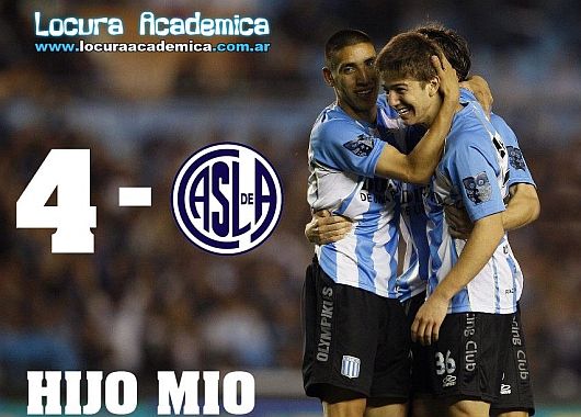 Racing se burla de San Lorenzo con los clásicos afiches (foto 1)
