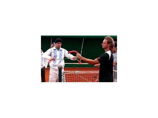 Nalbandian y Schwank entrenan en Alemania.