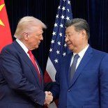 Donald Trump y Xi Jinping. Donald Trump y Xi Jinping.