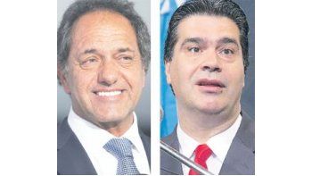Daniel Scioli y Jorge Capitanich