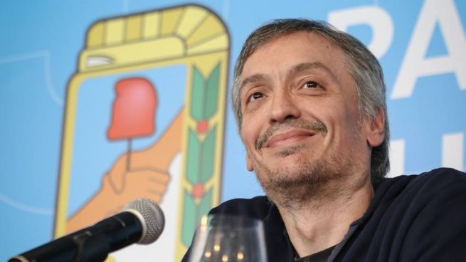 Máximo Kirchner encabezó un acto en el PJ.