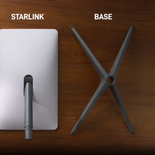 Hay kits de Starlink que se compran en una máquina expendedora. Hay kits de Starlink que se compran en una máquina expendedora.