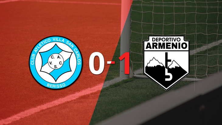 Lucas Scarnato le dio la victoria a Dep. Armenio ante Villa San Carlos