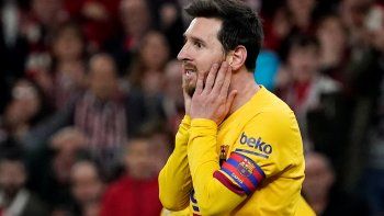 Messi no pudo tocer el rumbo para los culés