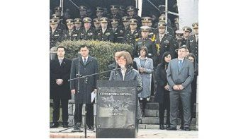 Festejo. Patricia Bullrich anunció que se reforzará el rol antiterrorista.