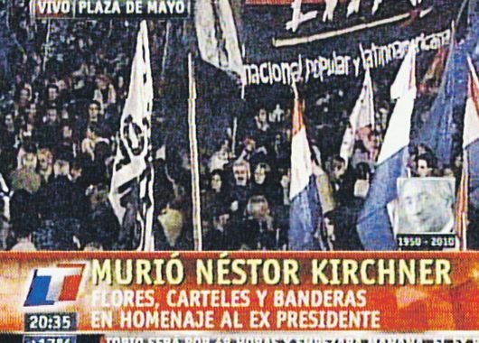 Los medios en cadena siguieron la noticia (foto 1)