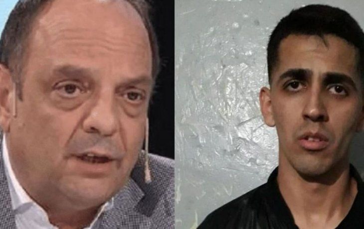 Baby Etchecopar y Lucas Vázquez.